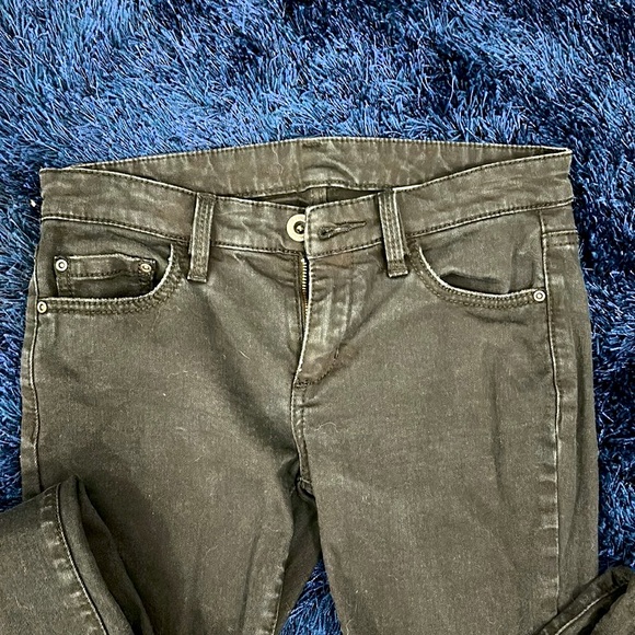 BCBG Maxazria Size 27 Moonlight Black Jagger Jeans - Picture 3 of 5